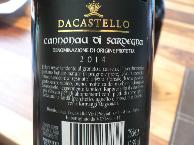 CANNONAU D.O.P. - DI SARDEGNA 3