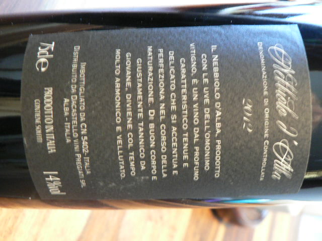 NEBBIOLO D.O.C. - D´ALBA 3